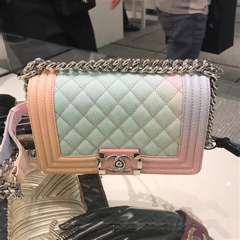 chanel boy bag rsinbow